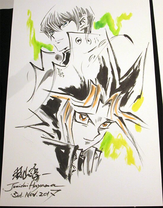 junichi_hayama_youmacon_2017_kaiba_yugi_live_drawing 
