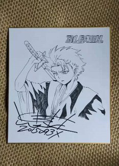 R-cznie-rysowane-Kubo-Taito-BLEACH-z-autografem-karty-Shikishi-Art-Board-limited-122020A